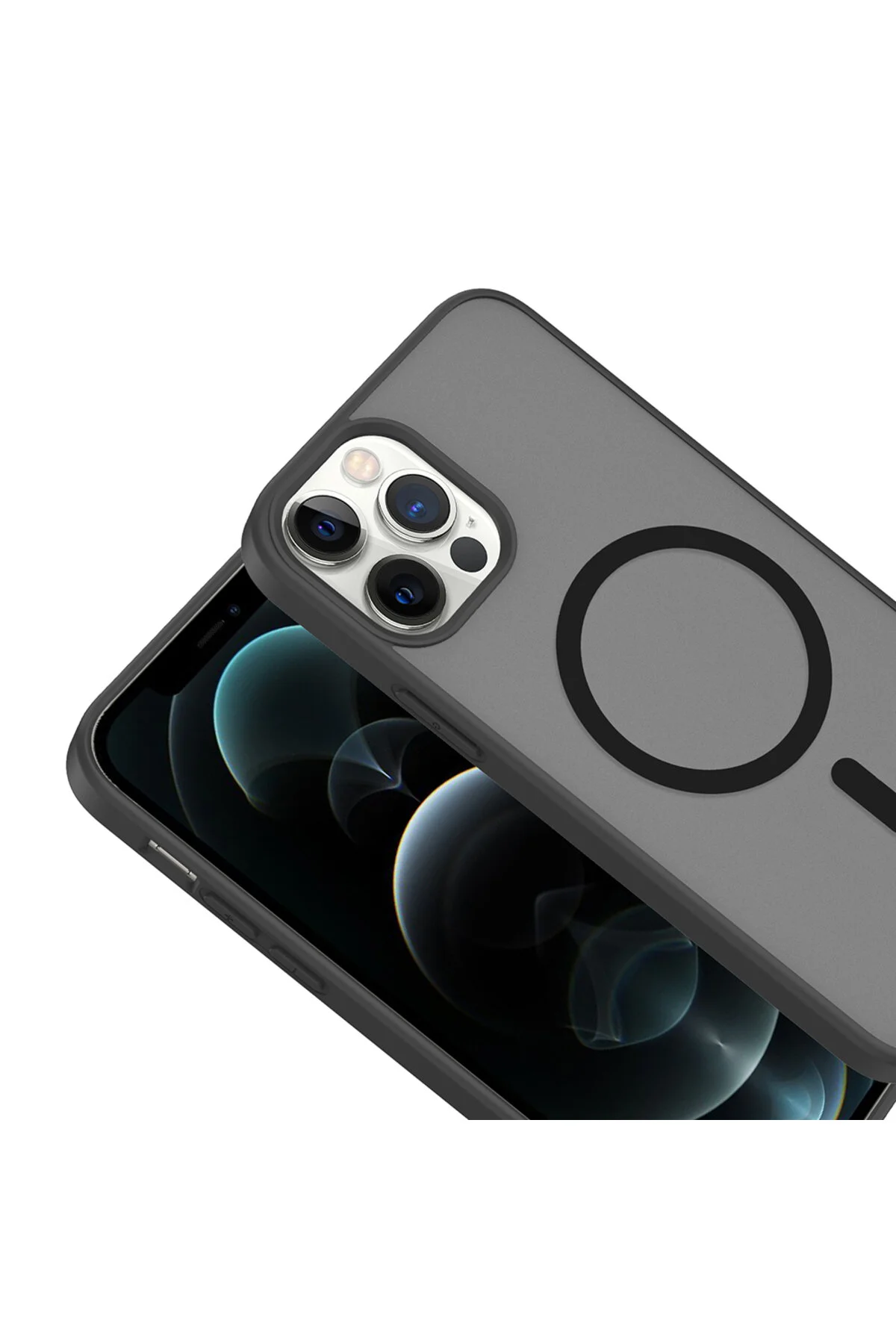 iPhone 11 Pro Uyumlu Magsafe Kılıf Mat Yüzey Darbe Korumalı İnce Kapak