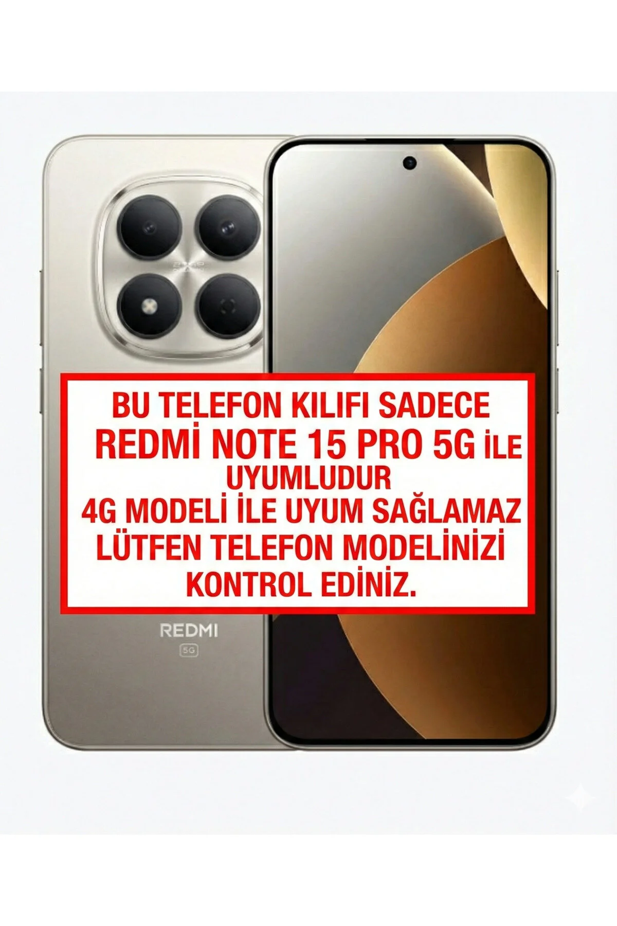 Redmi Note 15 Pro 5G İçin Uyumlu TPU Korumalı Kart Bölmeli Deri Dokulu Kılıf