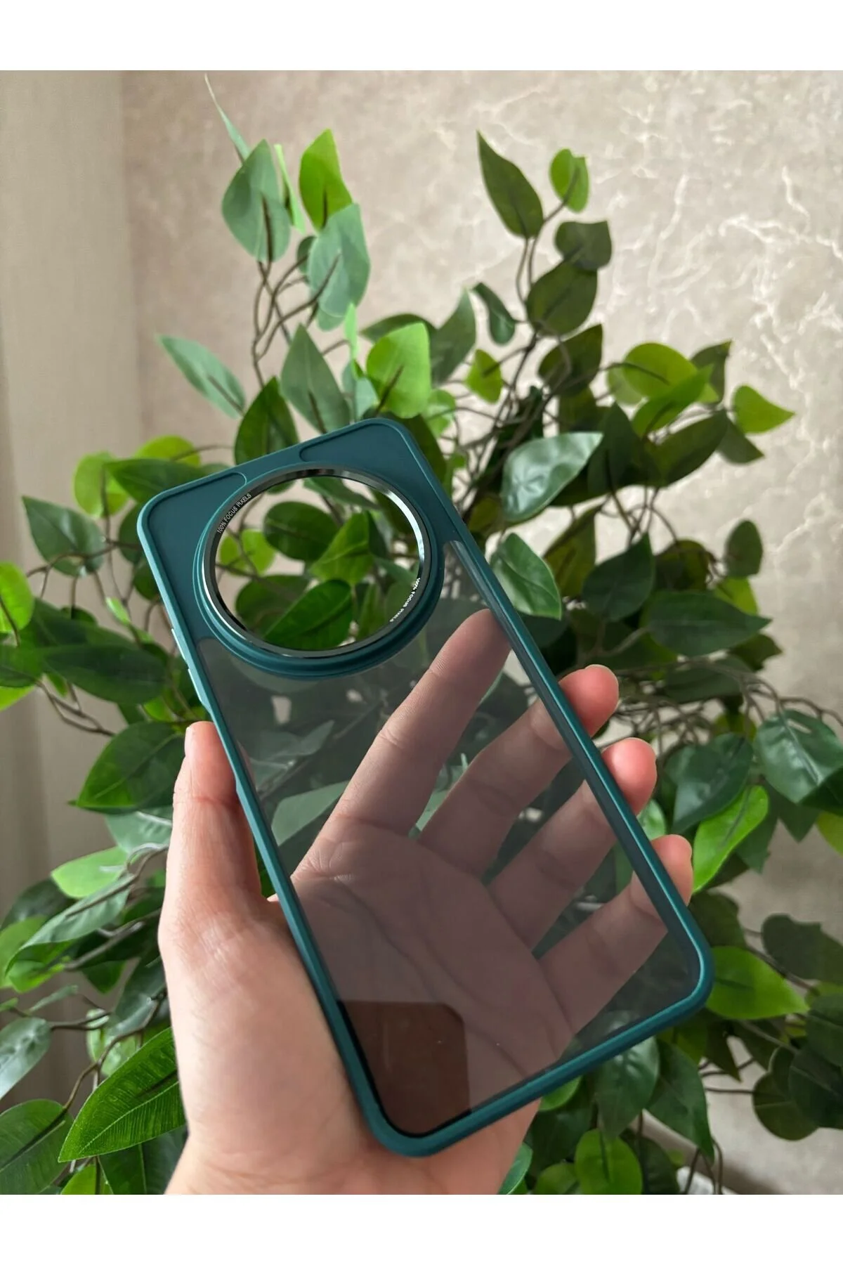 Tecno Spark 30C Kılıf Arkası Şeffaf Kamera Çıkıntılı Renkli Tasarım A+ Kalite Kapak