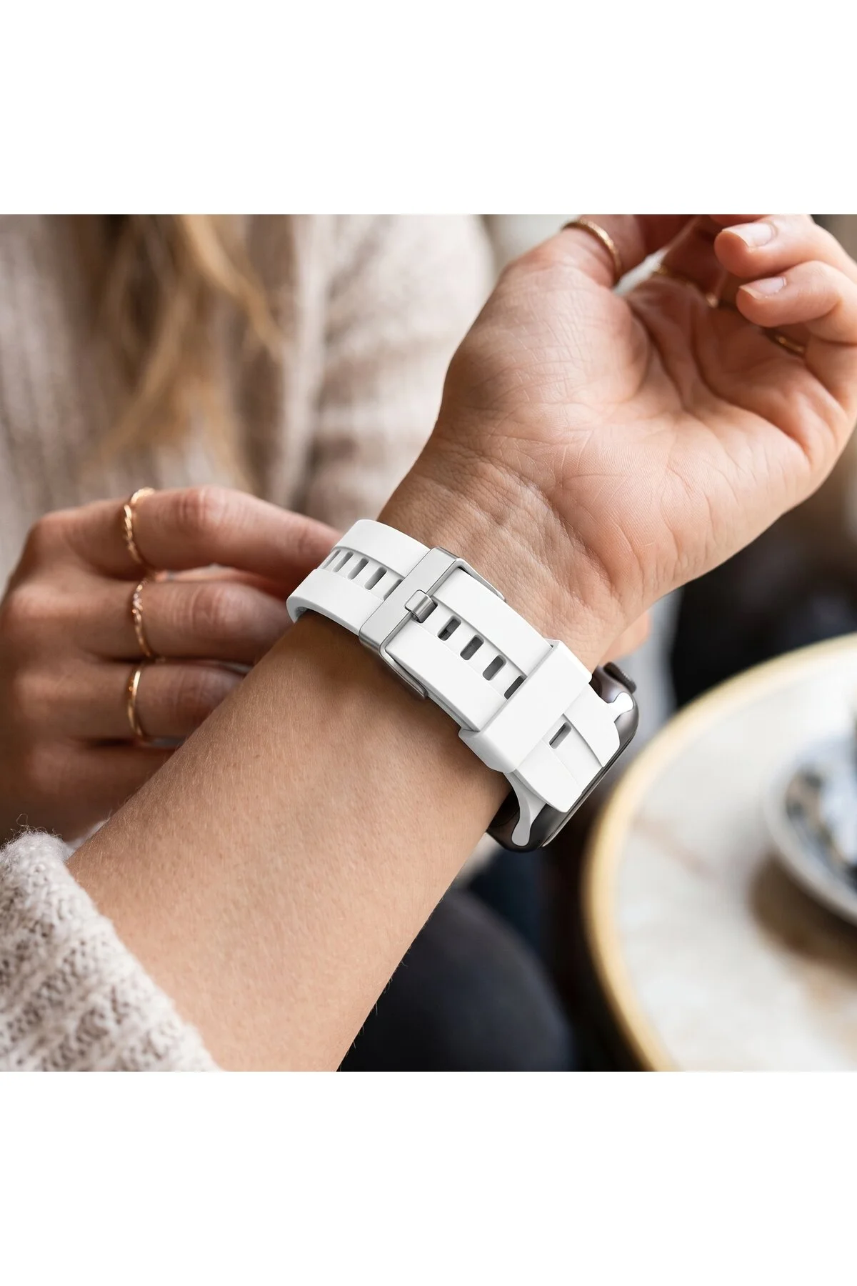 Xiaomi Mi Watch Revolve Active Uyumlu 22mm Spor Silikon Kordon