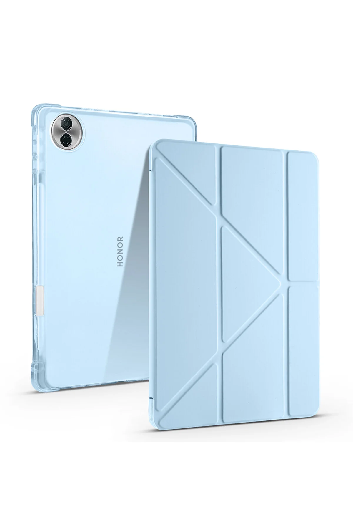 Honor Pad 10 12.1 İçin Uyumlu Kalem Bölmeli Stand Olabilen Smart Tablet Kılıfı