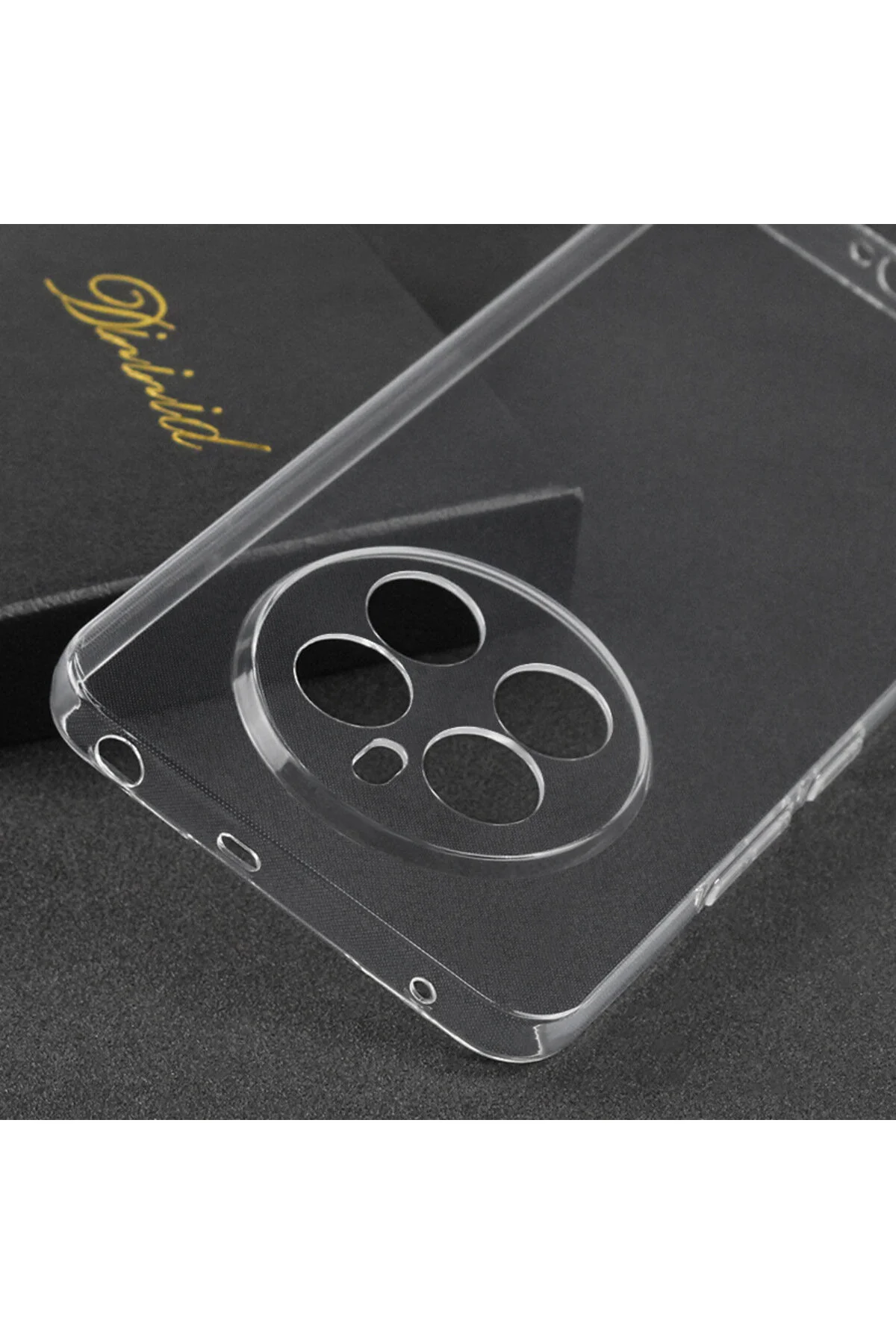 Realme 12 4G Kılıf Şeffaf ve Esnek Silikon Kapakk