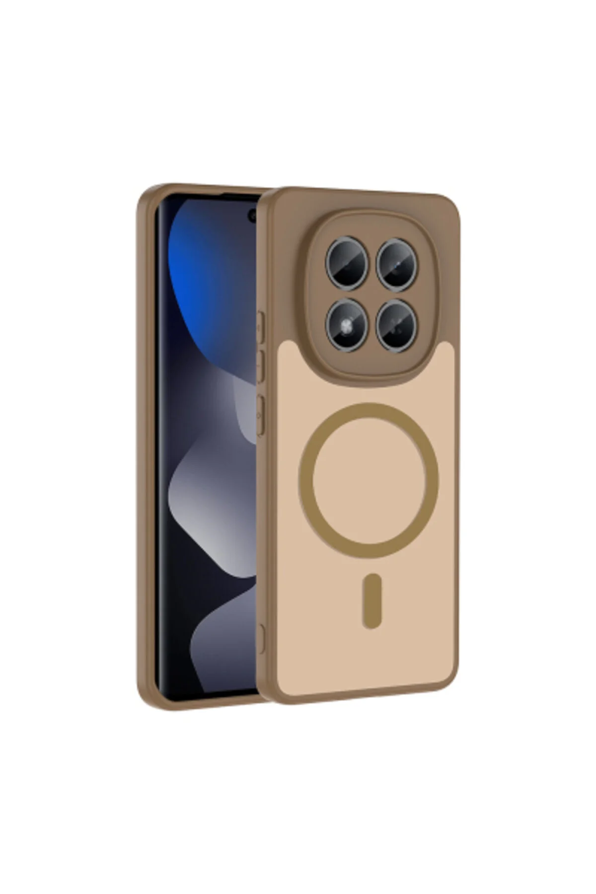Redmi Note 15 Pro 5G Uyumlu Magsafe Kılıf Mat Yüzey Darbe Korumalı İnce Kapak
