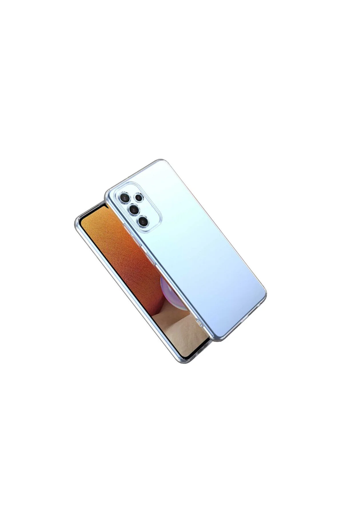 Samsung Galaxy A24 4G İçin Uyumlu Darbe Emici Yumuşak Ultra İnce Sararmaz Şeffaf Kılıf