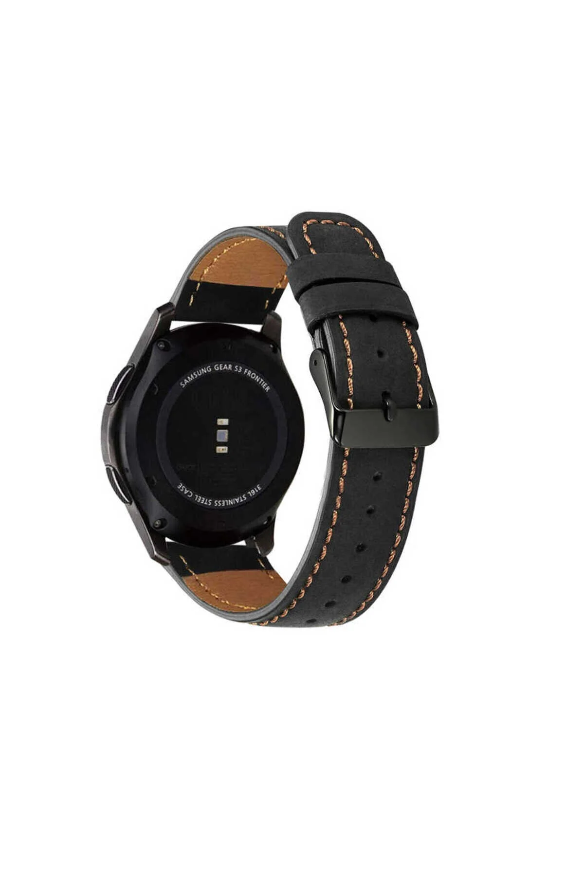 Amazfit Pace 22mm İçin Uyumlu Deri Kayış Kordon