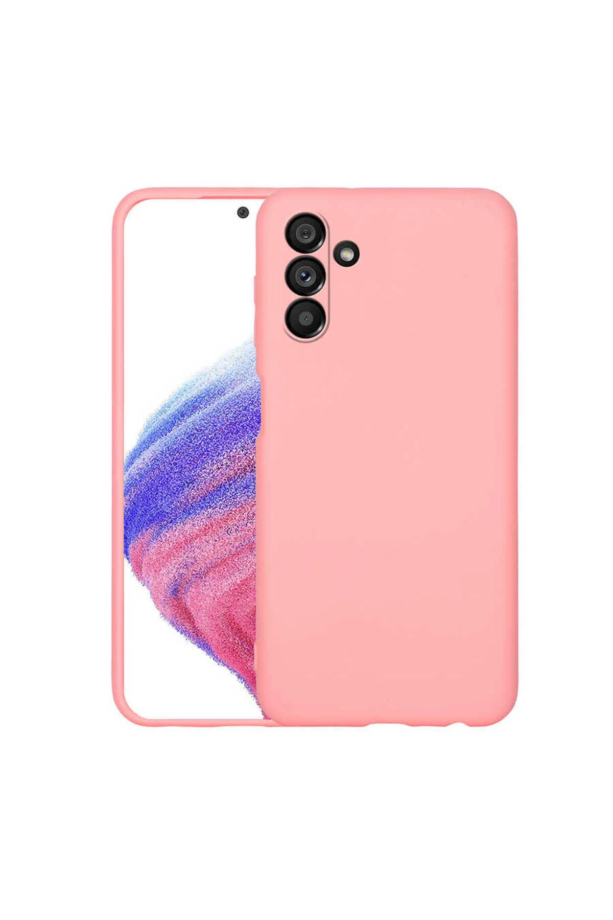 Galaxy A04S Uyumlu İçi Süet Kamera Korumalı Renkli Kılıf