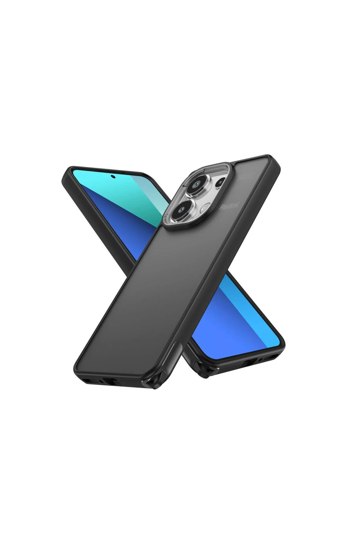 Xiaomi Redmi Note 13 4G İçin Uyumlu Buzlu Tasarım Sararmaz Tpu Kılıf
