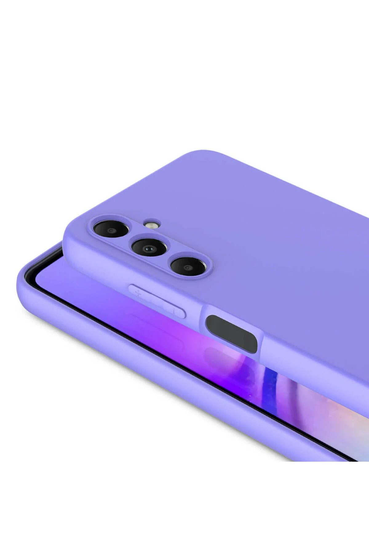 Galaxy A35 Uyumlu İçi Kadife Renkli Kamera Korumalı Kılıf