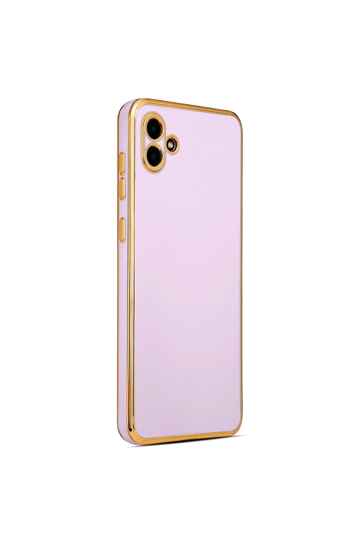 Galaxy A04 Uyumlu Kılıf Parlak Kenarlı Renkli Silikon Kılıf