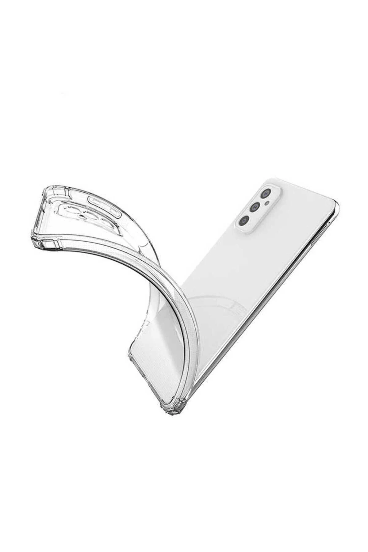 Galaxy A04S Uyumlu Kılıf Şeffaf Ve Köşe Korumalı Silikon Kılıf