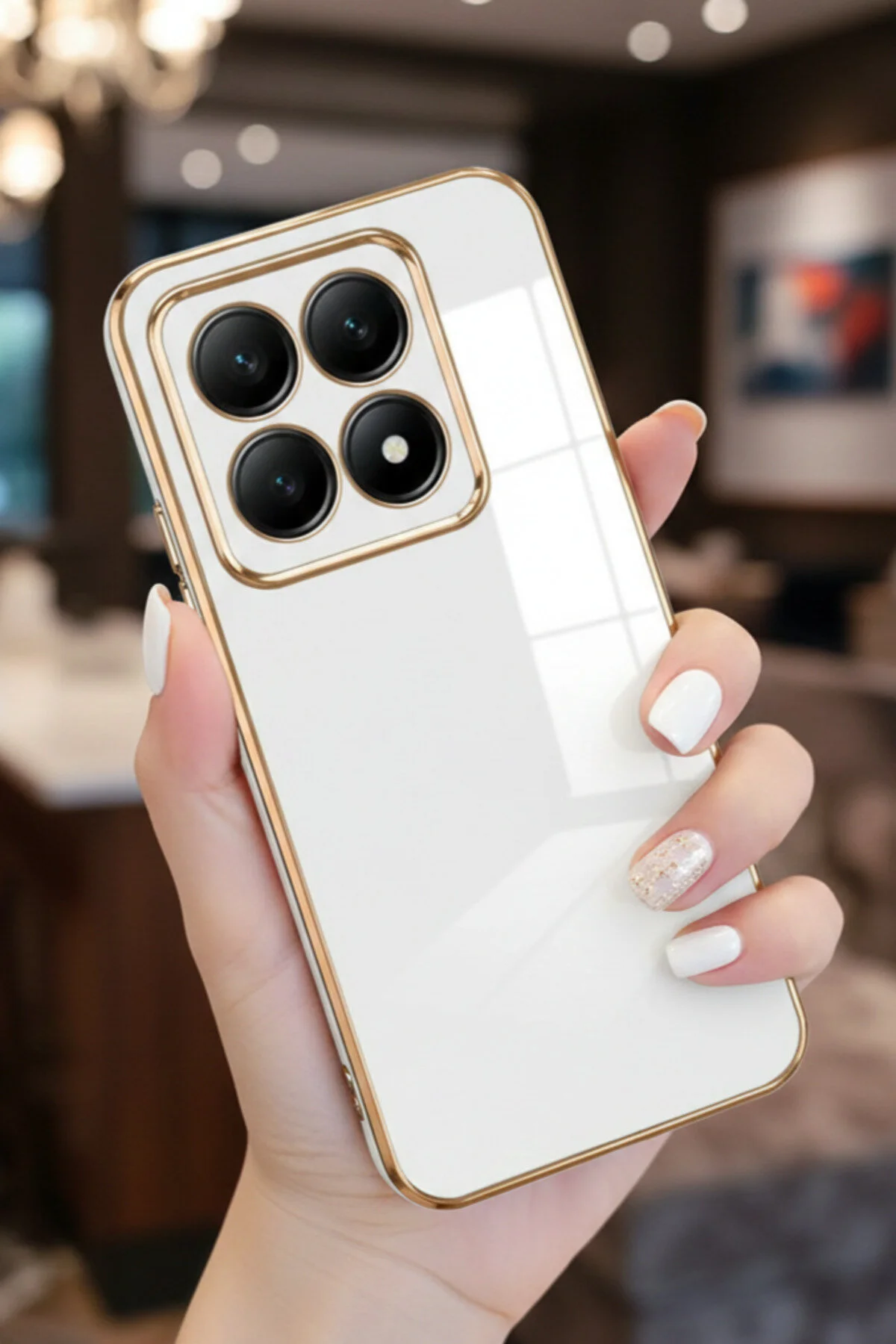 Xiaomi Mi 14T Pro İçin Uyumlu Parlak Tasarım Kamera Korumalı Esnek A Kalite Kılıf