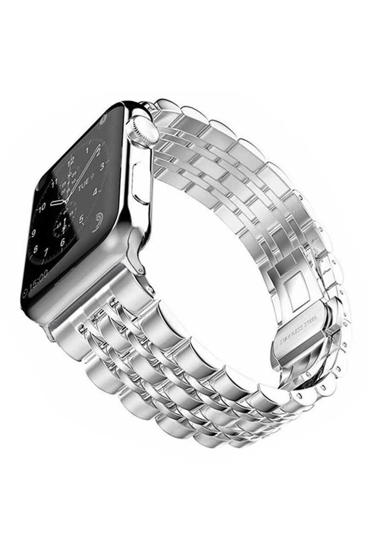 Watch 40mm İçin Uyumlu Metal Strap Kayış Kordon