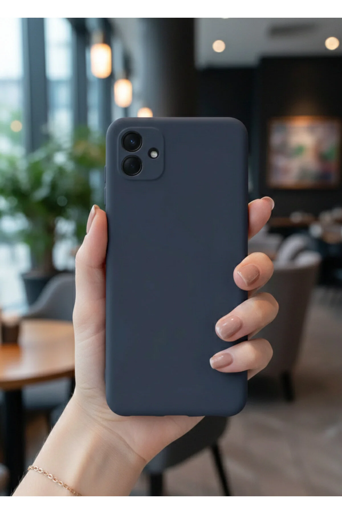 Samsung Galaxy A04 Kılıf İçi Kadife Soft Silikon Lansman Kapak