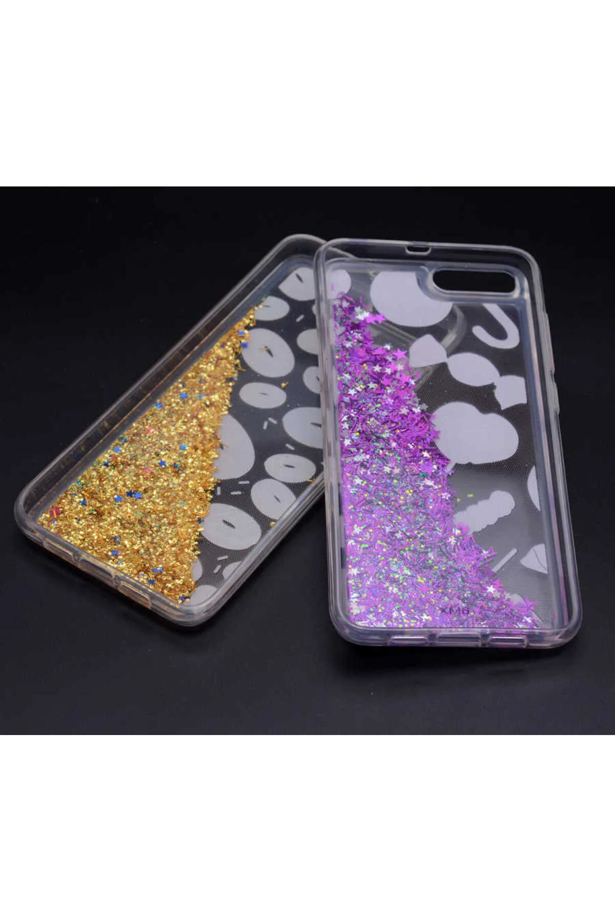 Mi Note 3 İçin Uyumlu Desenli Simli Akışkan Sıvılı Silikon Kılıf