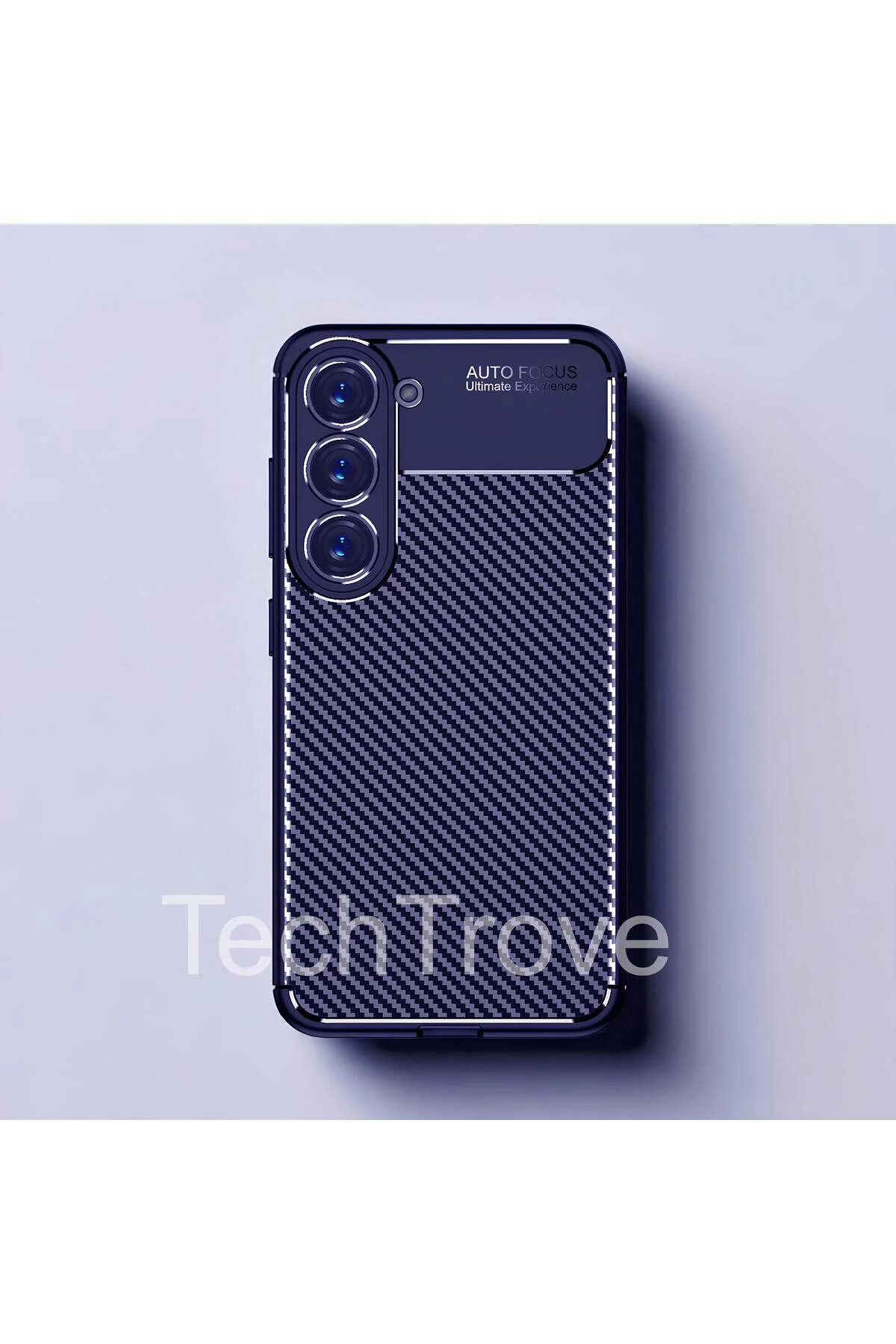Samsung Galaxy S23 Kılıf Kamera Korumalı Darbe Emici Karbon Fiber Desenli Renk Atmaz Silikon Kapak