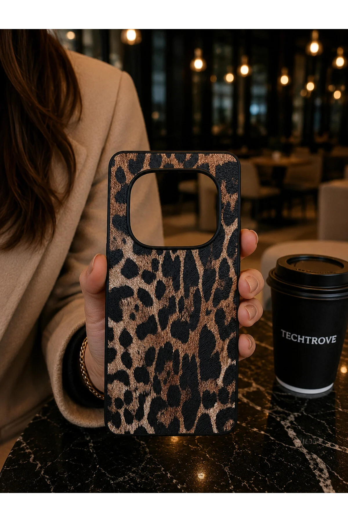 Redmi Note 14 Pro Leopar Desenli Kamera Korumalı Telefon Kılıfı – Şık ve Dayanıklı Premium Tasarım