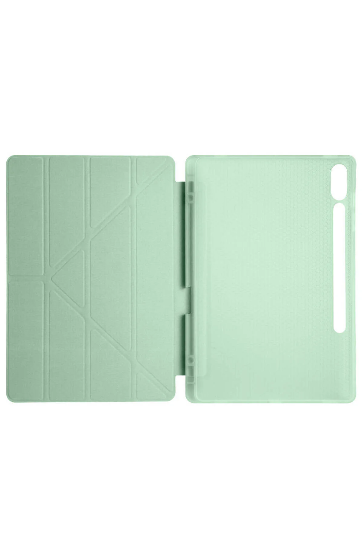 Galaxy Tab S10 Plus İçin Uyumlu Kalem Bölmeli Stand Olabilen Smart Tablet Kılıfı