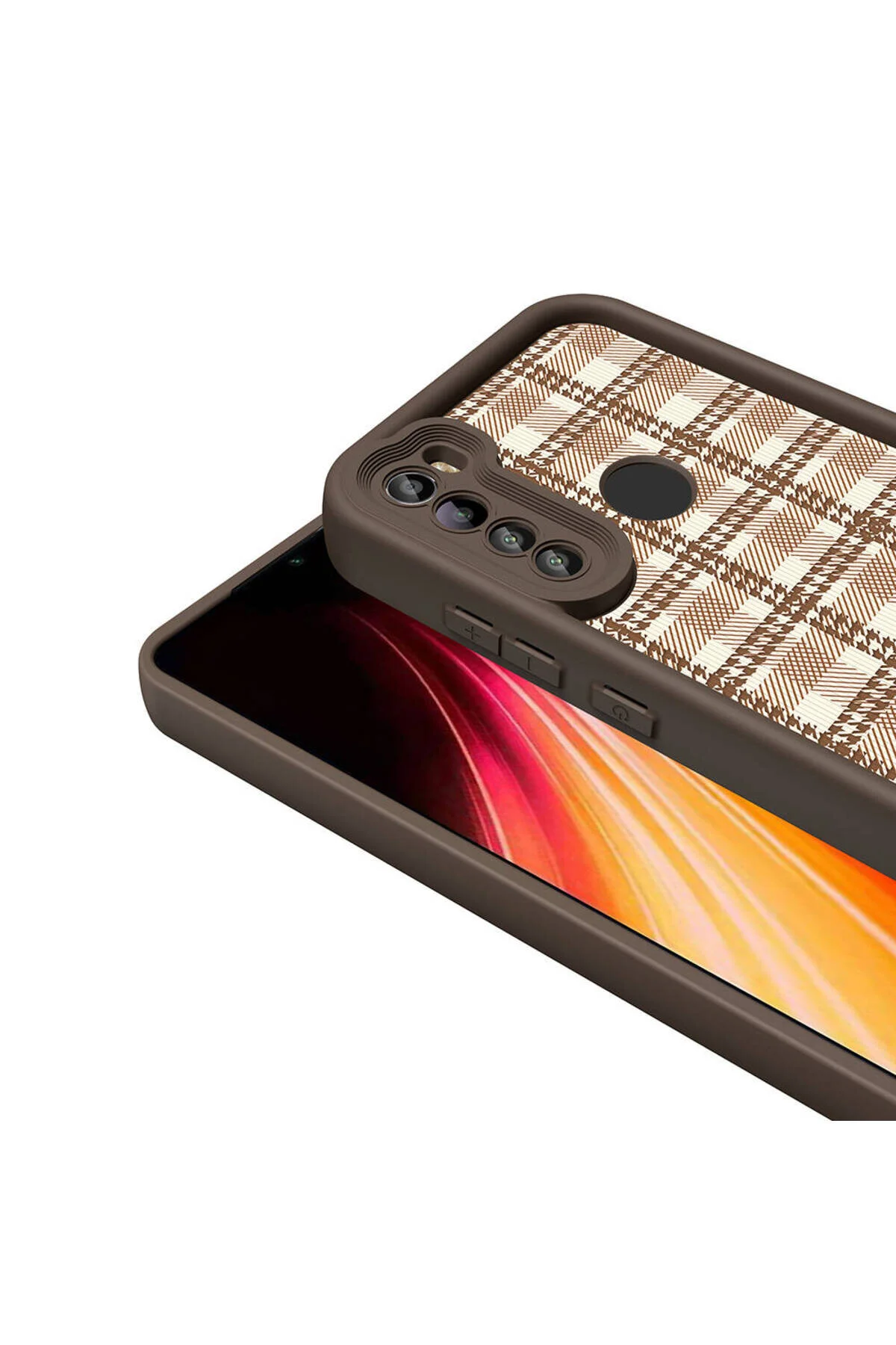 Xiaomi Redmi Note 8 Uyumlu Renkli Tasarımlı Kamera Korumalı Baskılı Kılıf