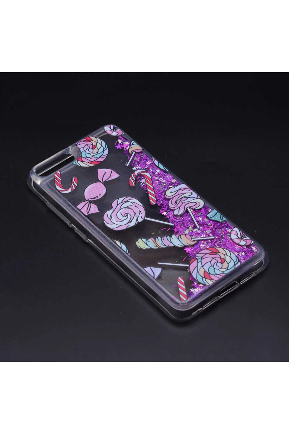Mi Note 3 İçin Uyumlu Desenli Simli Akışkan Sıvılı Silikon Kılıf
