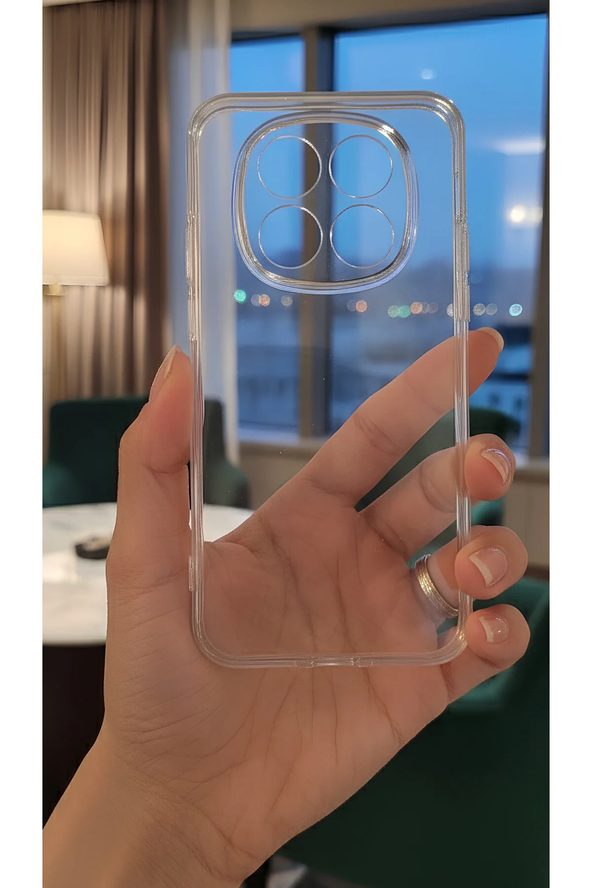 Redmi Note 15 Pro Plus İçin Uyumlu Darbe Emici Yumuşak Ultra İnce Sararmaz Şeffaf Kılıf