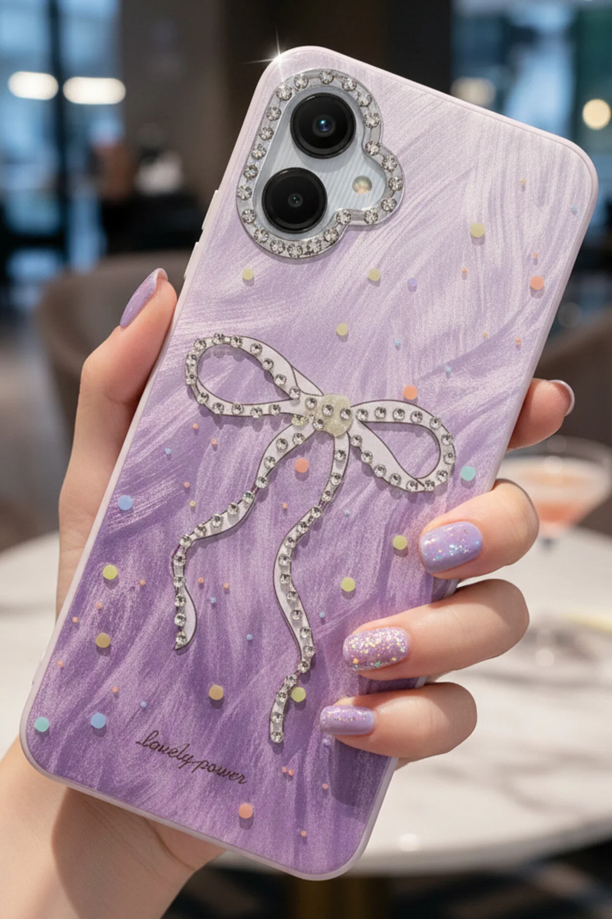 Samsung Galaxy A06 Kılıf Aynalı Desenli Figürlü Tasarım Silikon Kapak