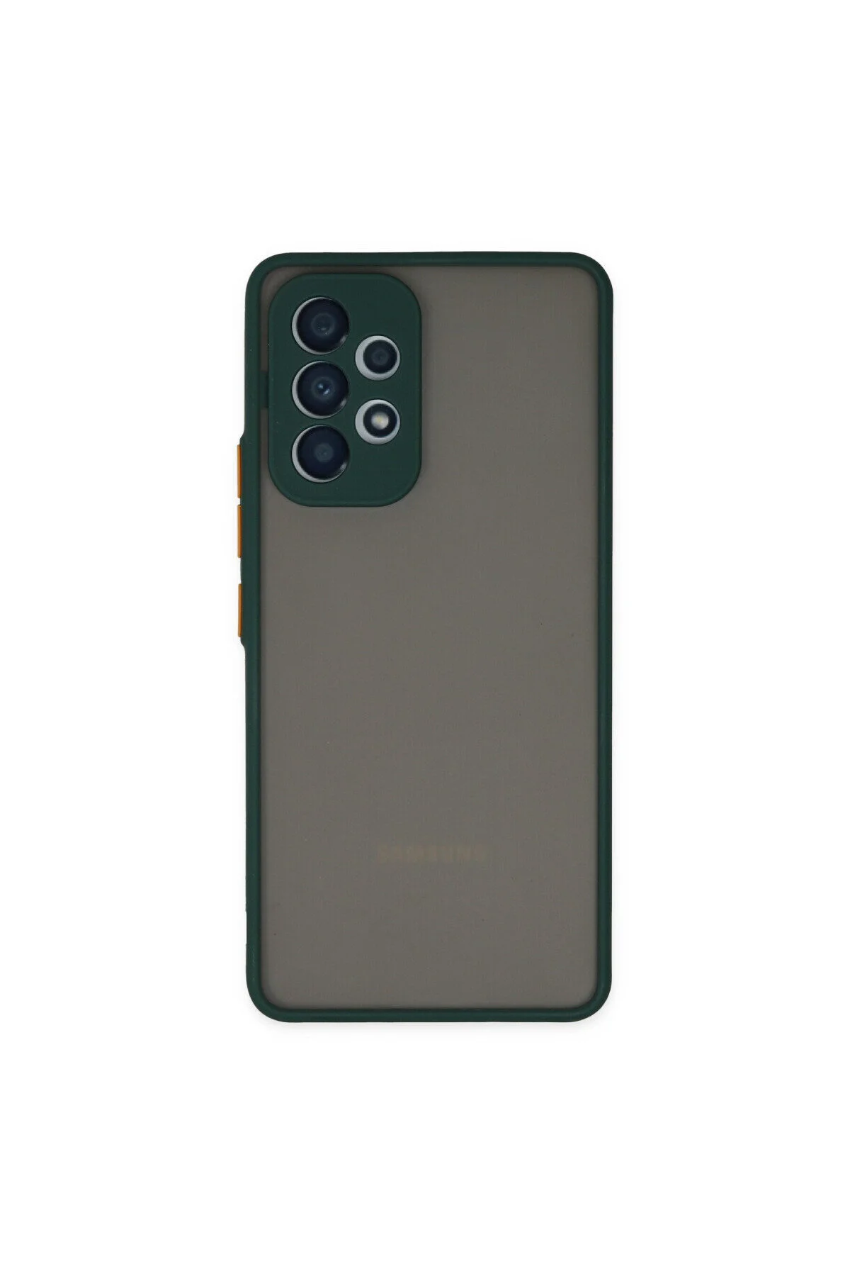 Samsung Galaxy A73 5G İçin Uyumlu Buzlu Tasarım Renkli Tuş Mat Tasarım Sararmaz Kılıf