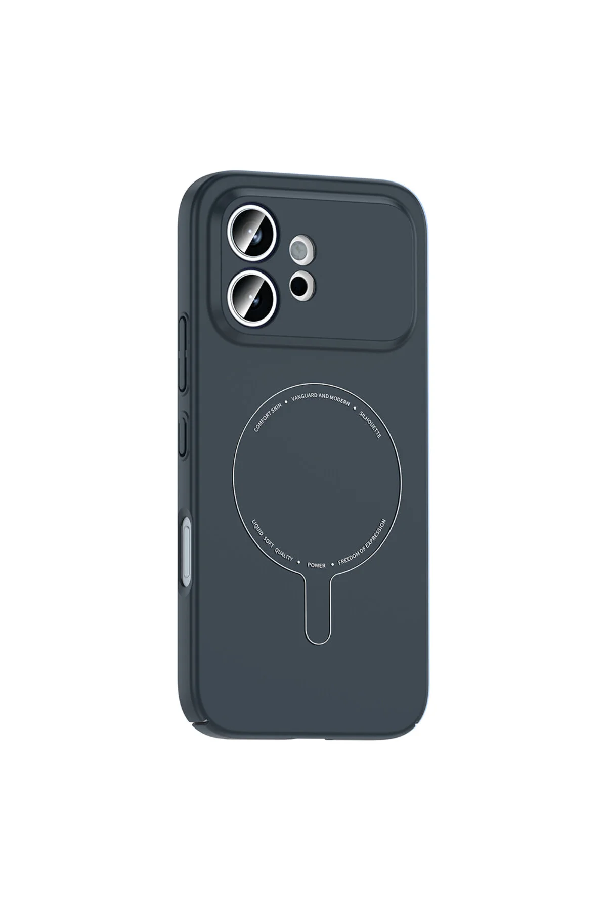 Honor 600 5G İçin Uyumlu M-Safe Şarj Özellikli Kamera Korumalı Sert PC Kapak
