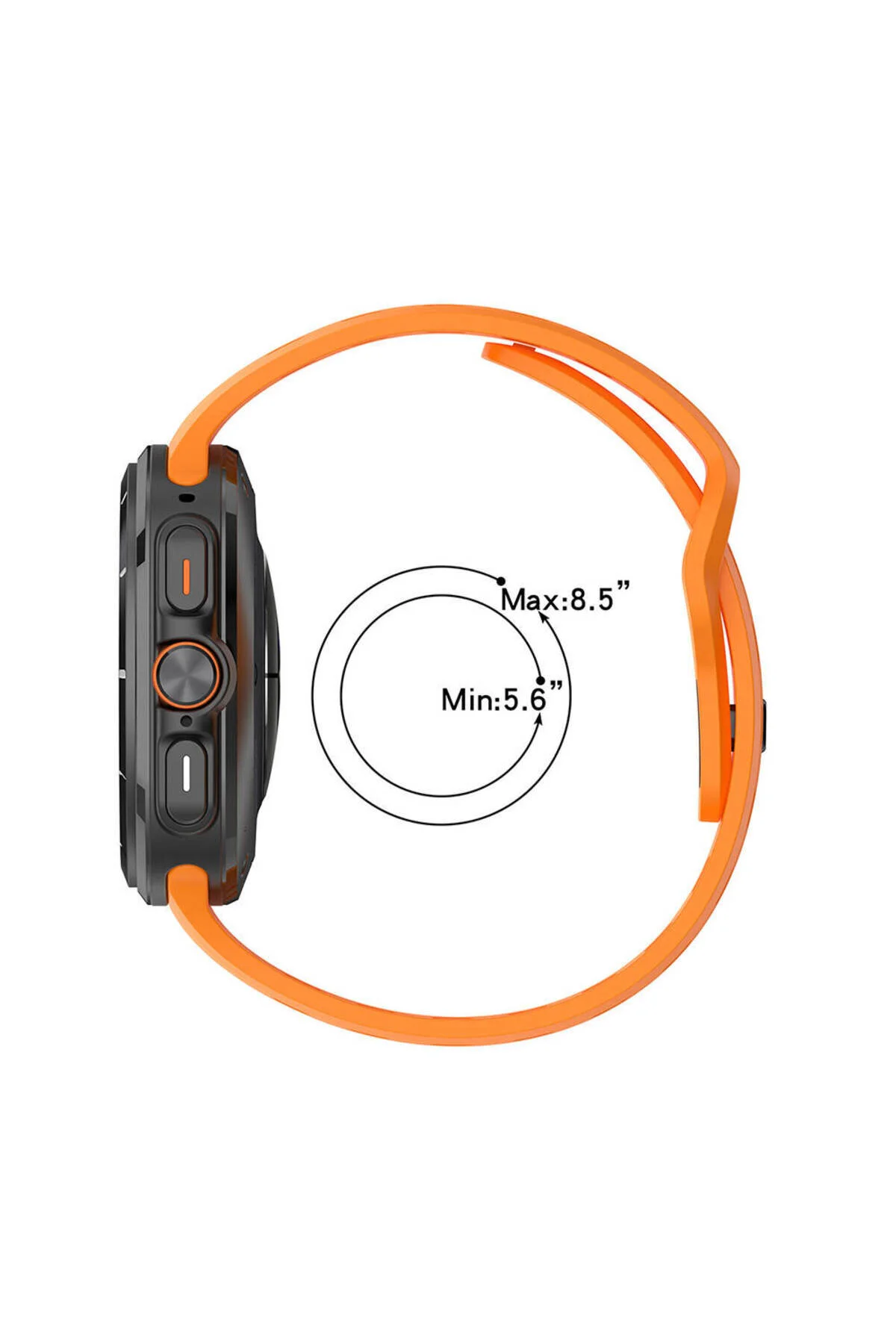 Galaxy Watch Ultra 47mm İçin Uyumlu Delikli Tasarım Silikon Kordon