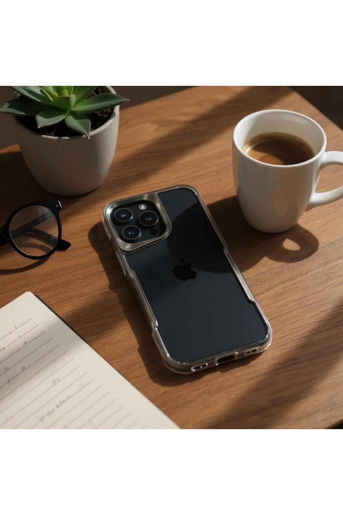 Realme 11 Pro Kılıf Arkası Şefaf Tasarım Lazer Kaplama Sararmaz Silikon Kapak