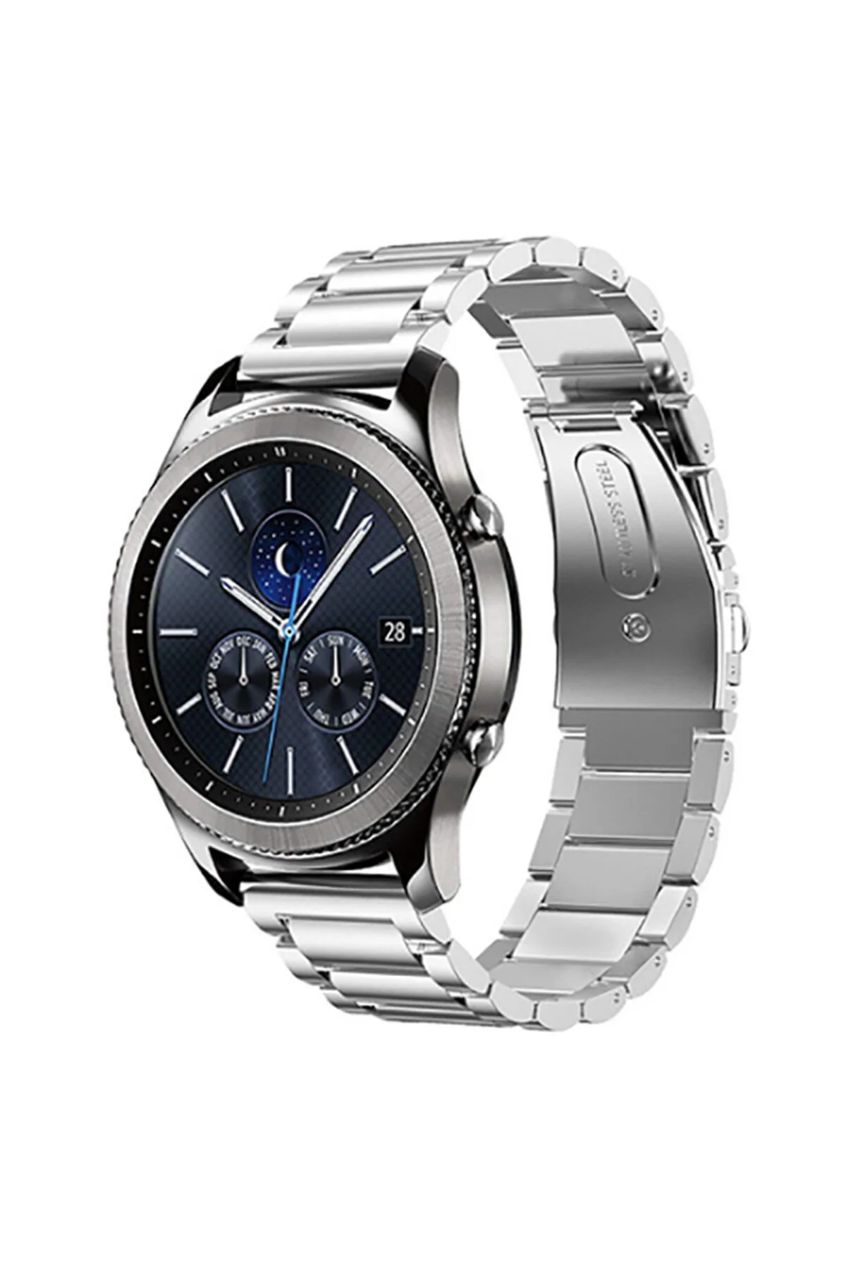 Galaxy Watch 42mm (20mm) İçin Uyumlu Metal Kordon