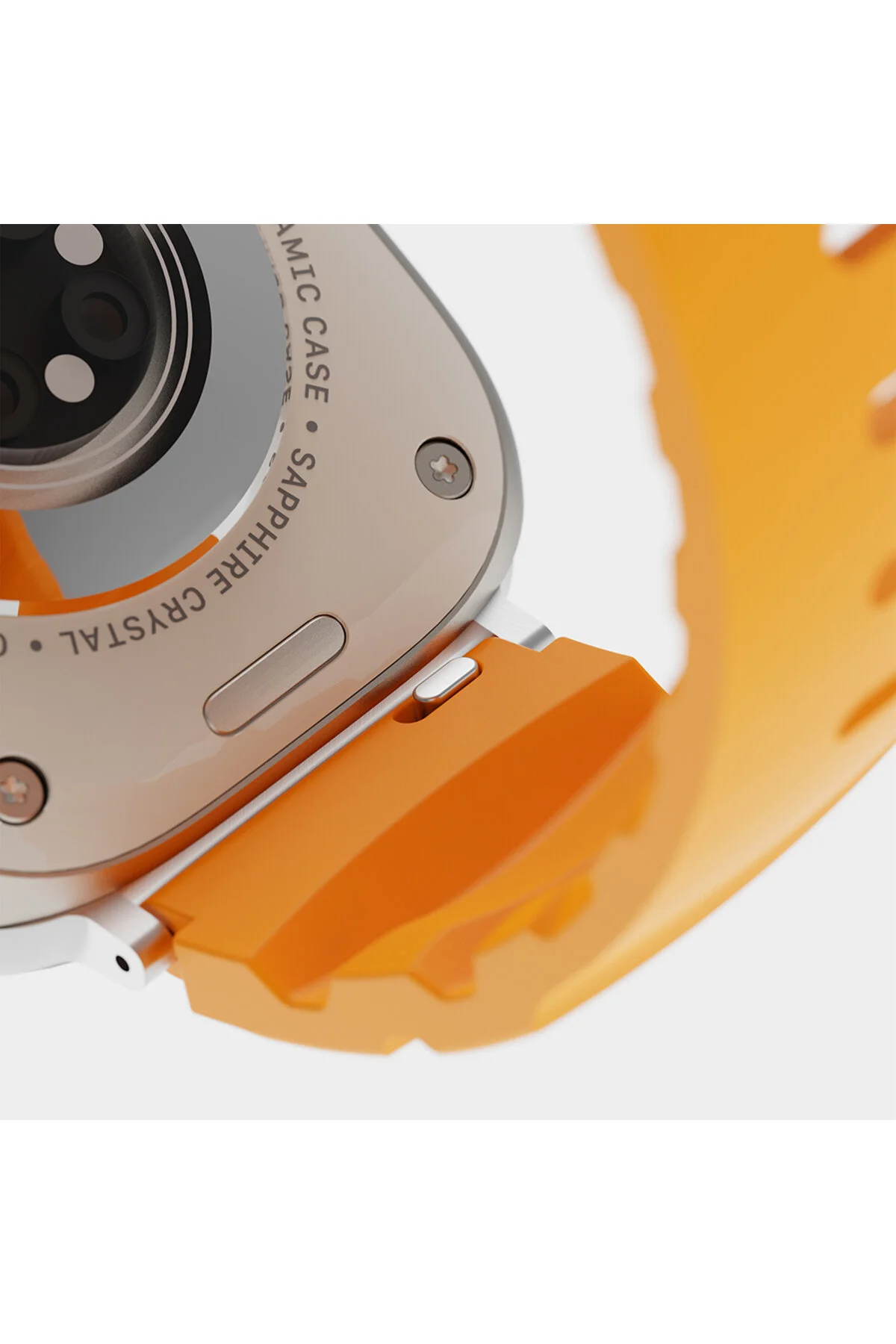 Watch 10 42mm İçin Uyumlu Renkli Silikon Kayış Kordon