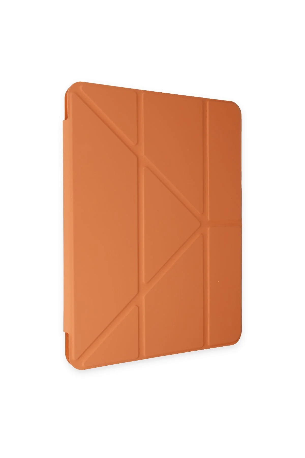 iPad Air 2 9.7 Uyumlu Kılıf Kalem Bölmeli Uyku Modlu Smart Case - Turuncu