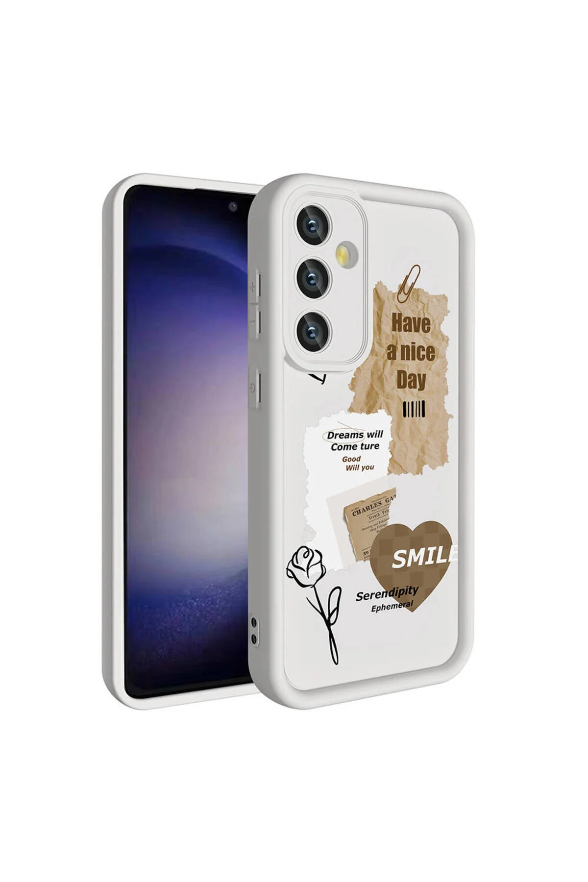 Samsung Galaxy S23 FE Uyumlu Renkli Tasarımlı Kamera Korumalı Baskılı Kılıf