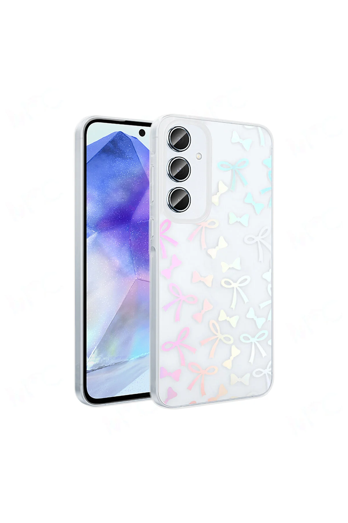Galaxy A16 Kılıf Şeffaf Figürlü Zore Folk Sert Kapak