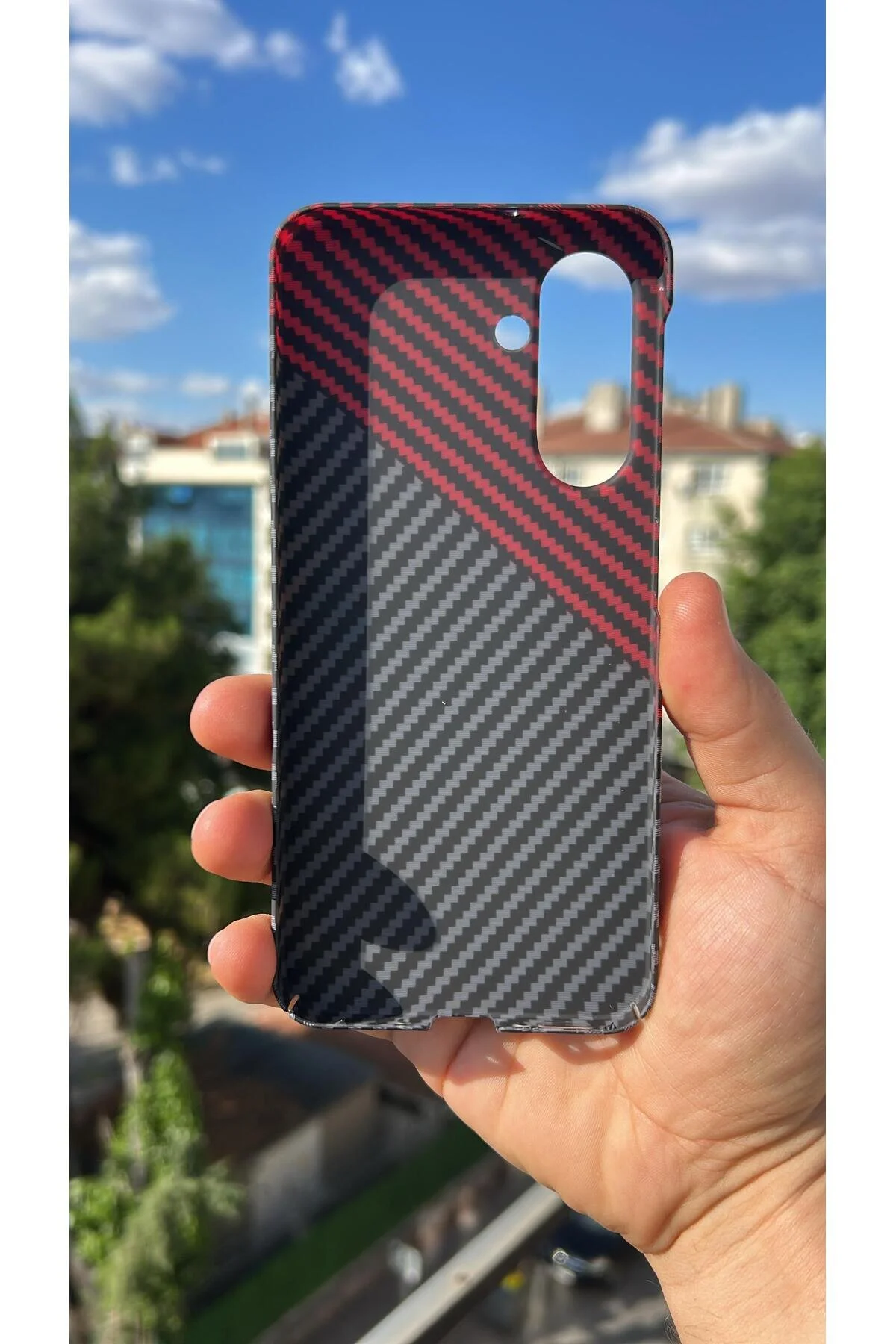 Samsung Galaxy A26 Kılıf Karbon Fiber Tasarım A++ Kalite Kapak