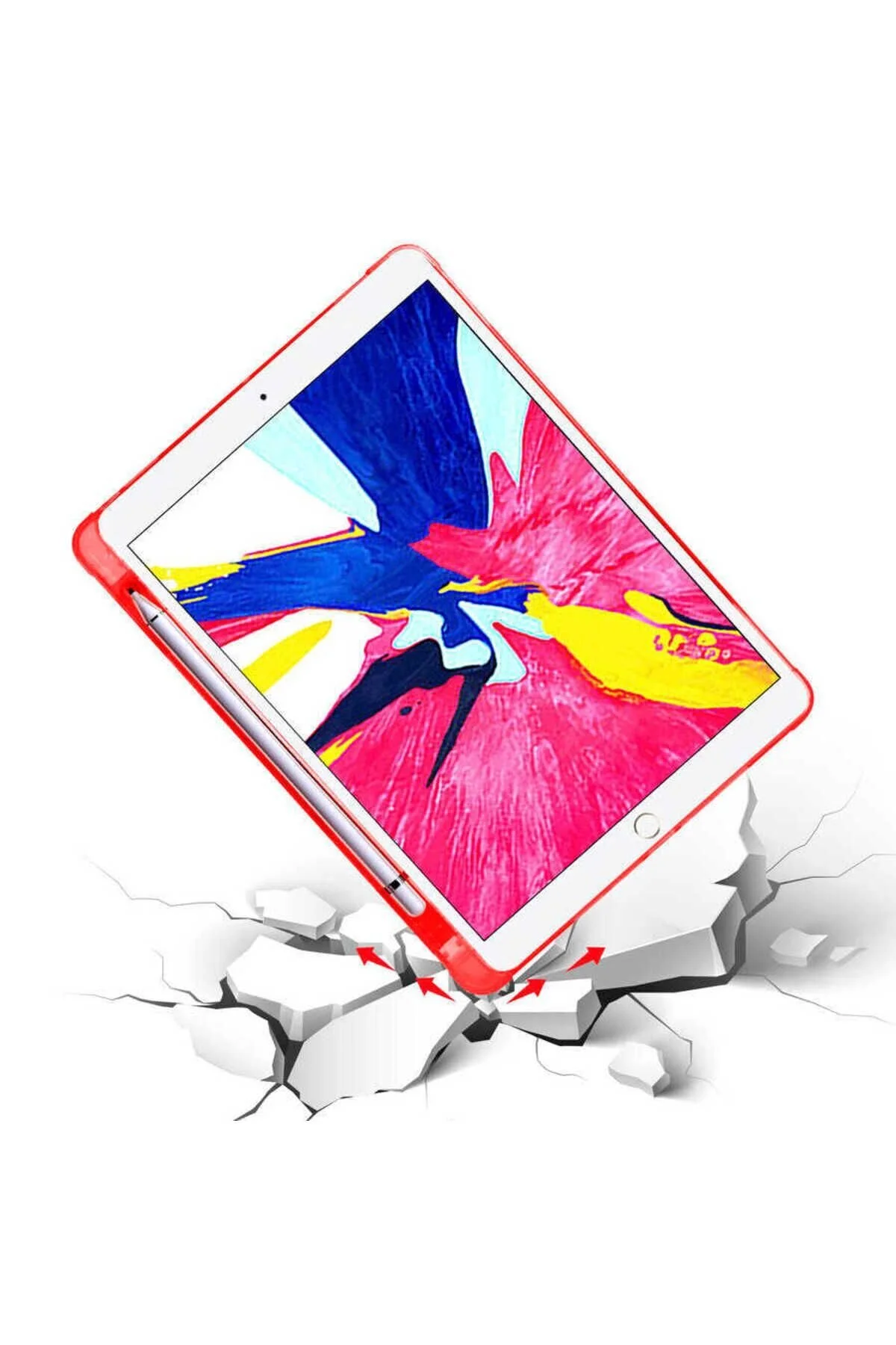 Apple iPad Pro 10.5 (7.Nesil) Uyumlu Kalem Bölmeli Katlanabilir Kılıf