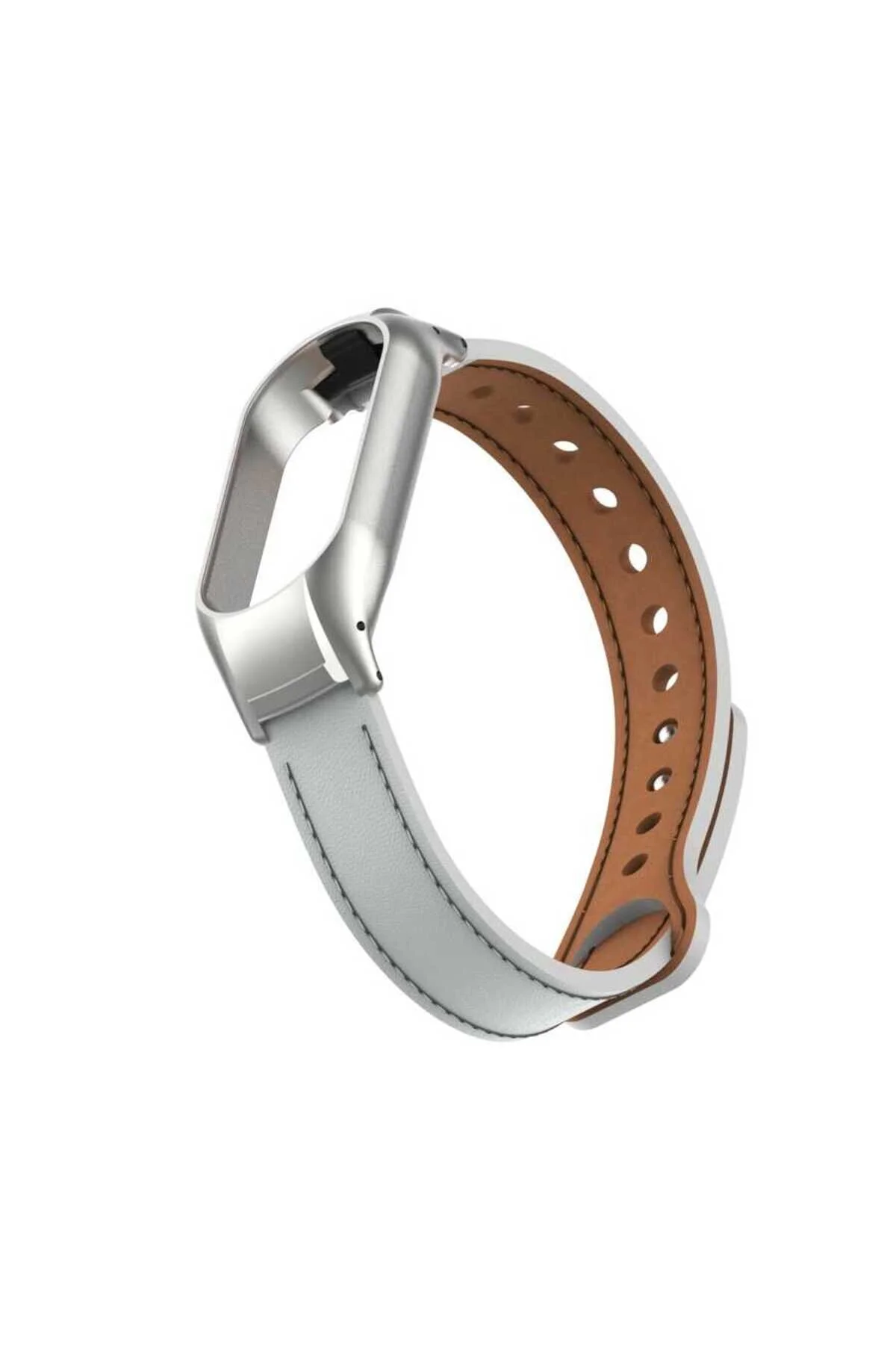 Mi Band 7 İçin Uyumlu Deri Kordon Kayış