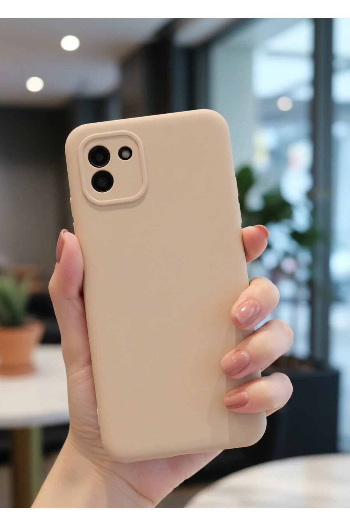 Samsung Galaxy A03 Kılıf İçi Kadife Soft Silikon Lansman Kapak