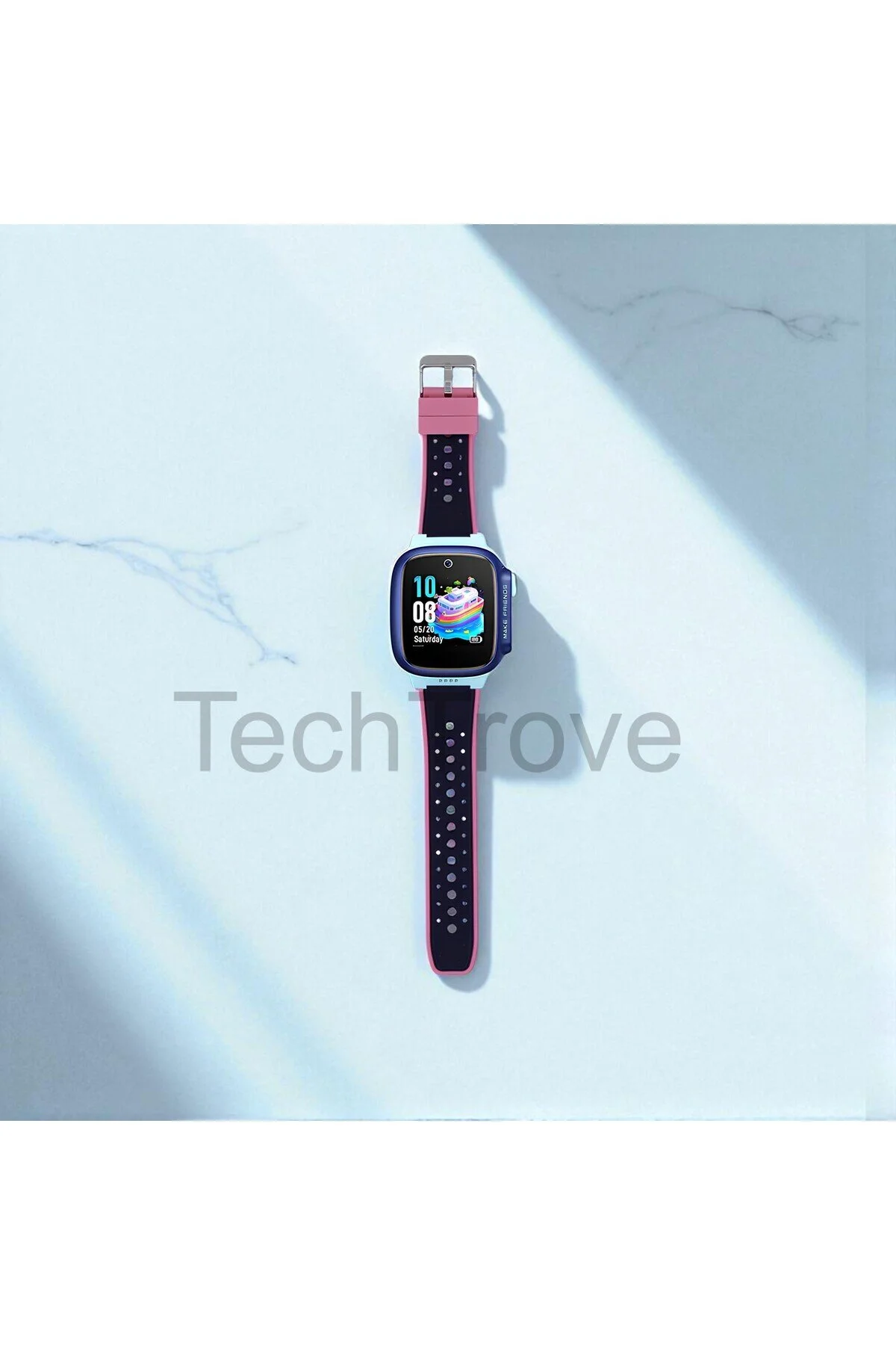 Huawei GT4 41mm 18mm Kordon Çocuklara Özel Silikon Strap Kayış
