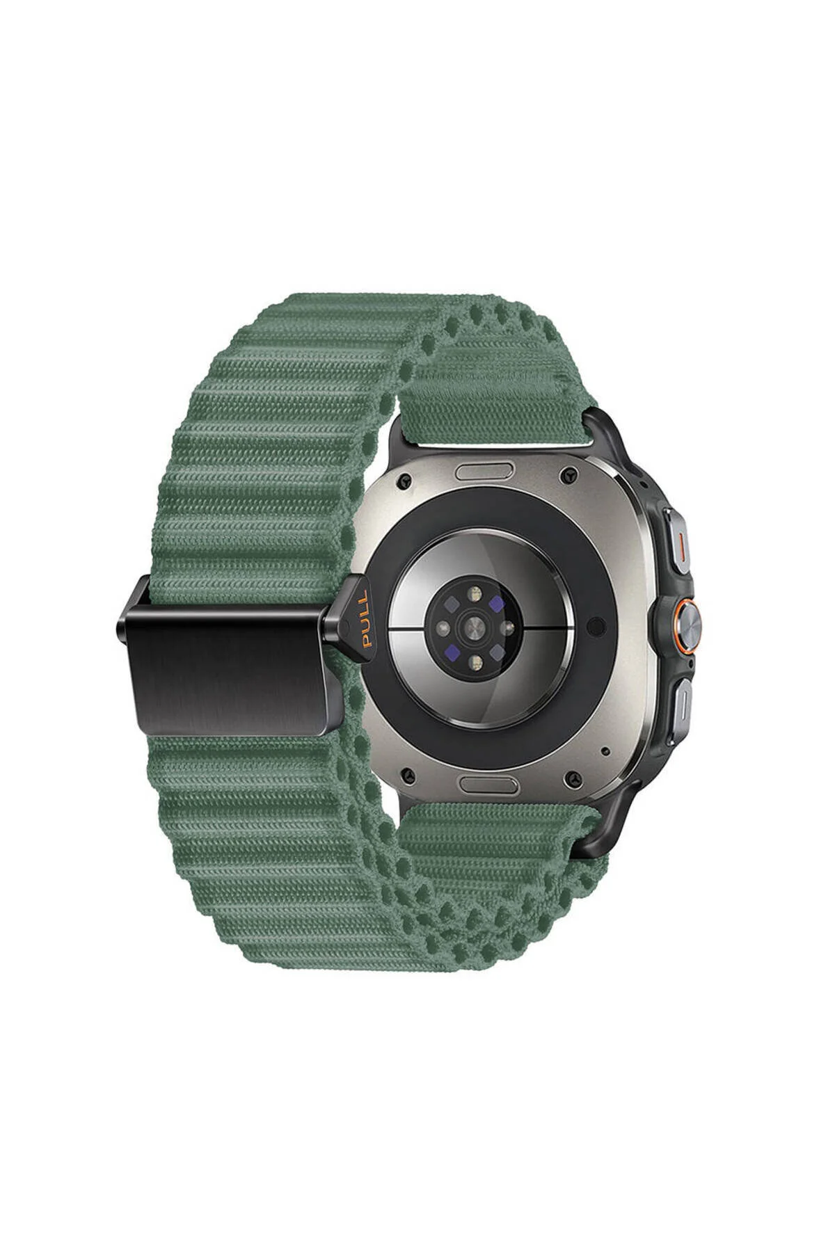 Galaxy Watch Ultra 47mm İçin Uyumlu Naylon Kumaş Hasır Örgülü Kordon