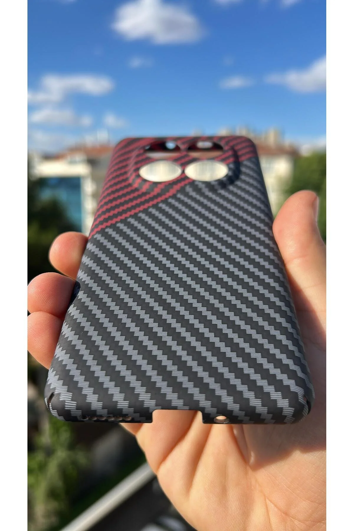 Xiaomi Redmi Note 14 Pro Plus Kılıf Karbon Fiber Tasarım A++ Kalite Kapak