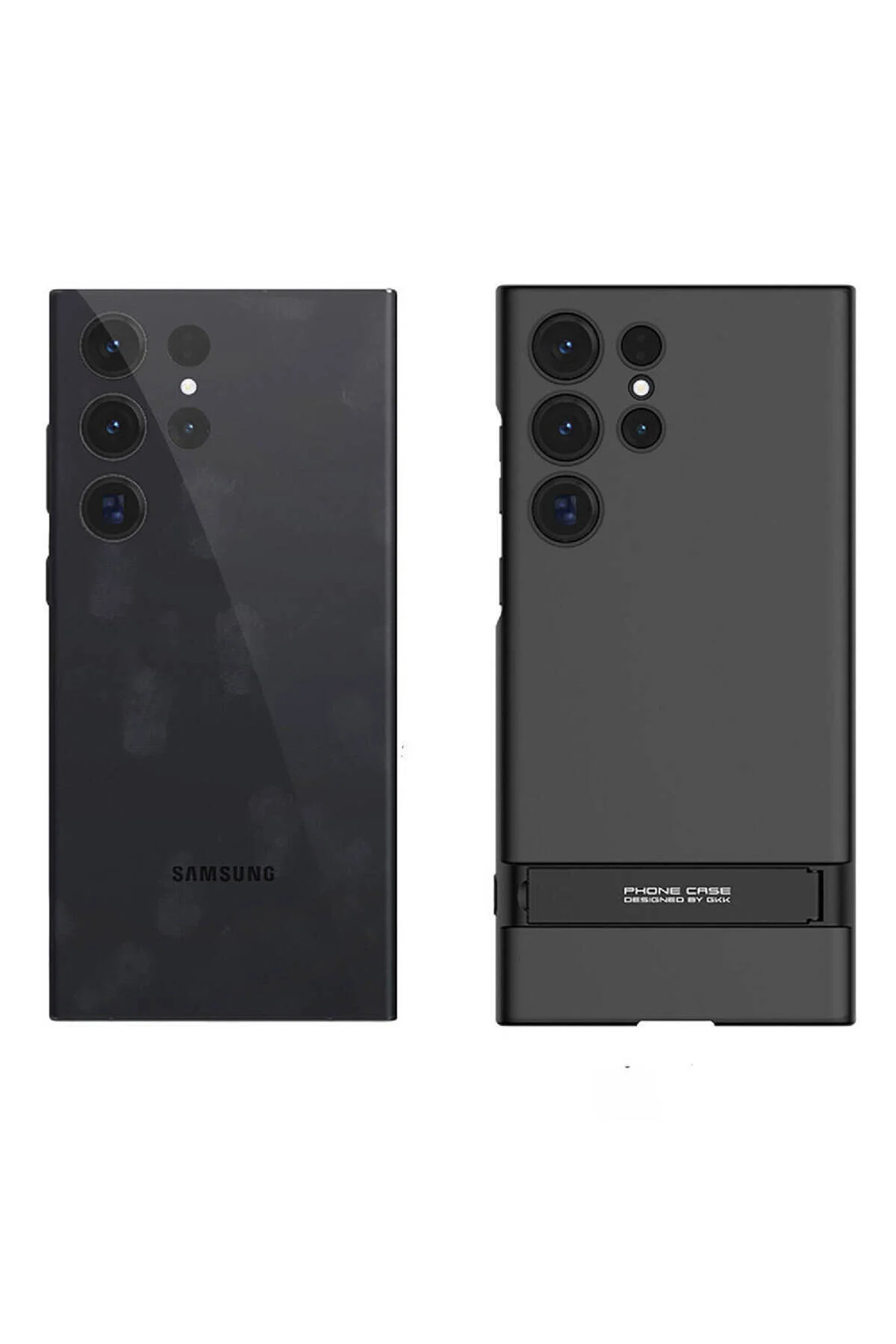 Galaxy S24 Ultra Kılıf Hatreds Kamera Korumalı Dikey Standlı Ays Kapak