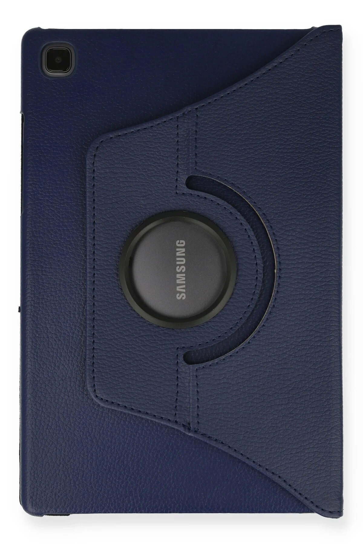 Samsung Galaxy T500 Tab A7 10.4 Uyumlu Kılıf 360 Dönerli Deri Korumalı Tablet Kılıfı - Lacivert