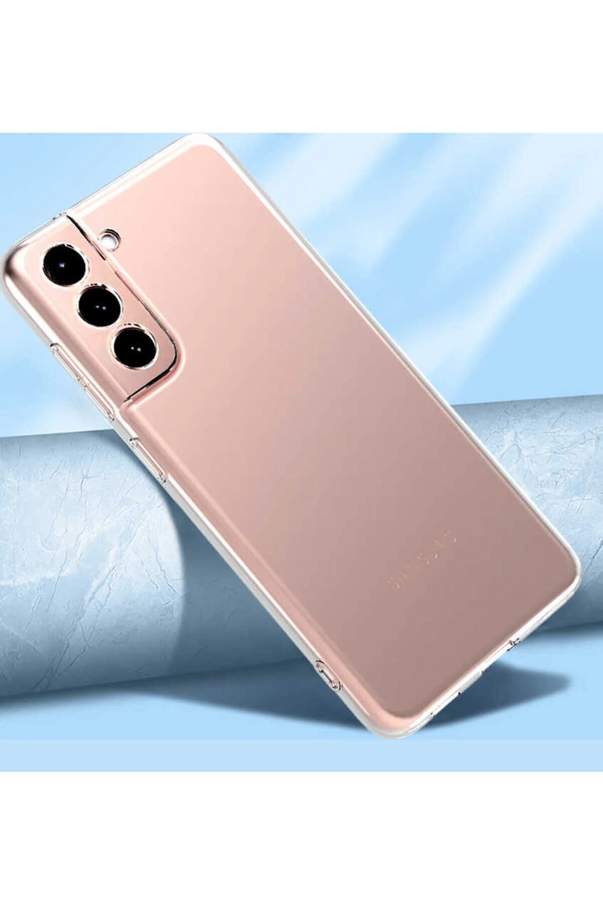 Samsung Galaxy S21 FE İçin Uyumlu Darbe Emici Yumuşak Ultra İnce Sararmaz Şeffaf Kılıf