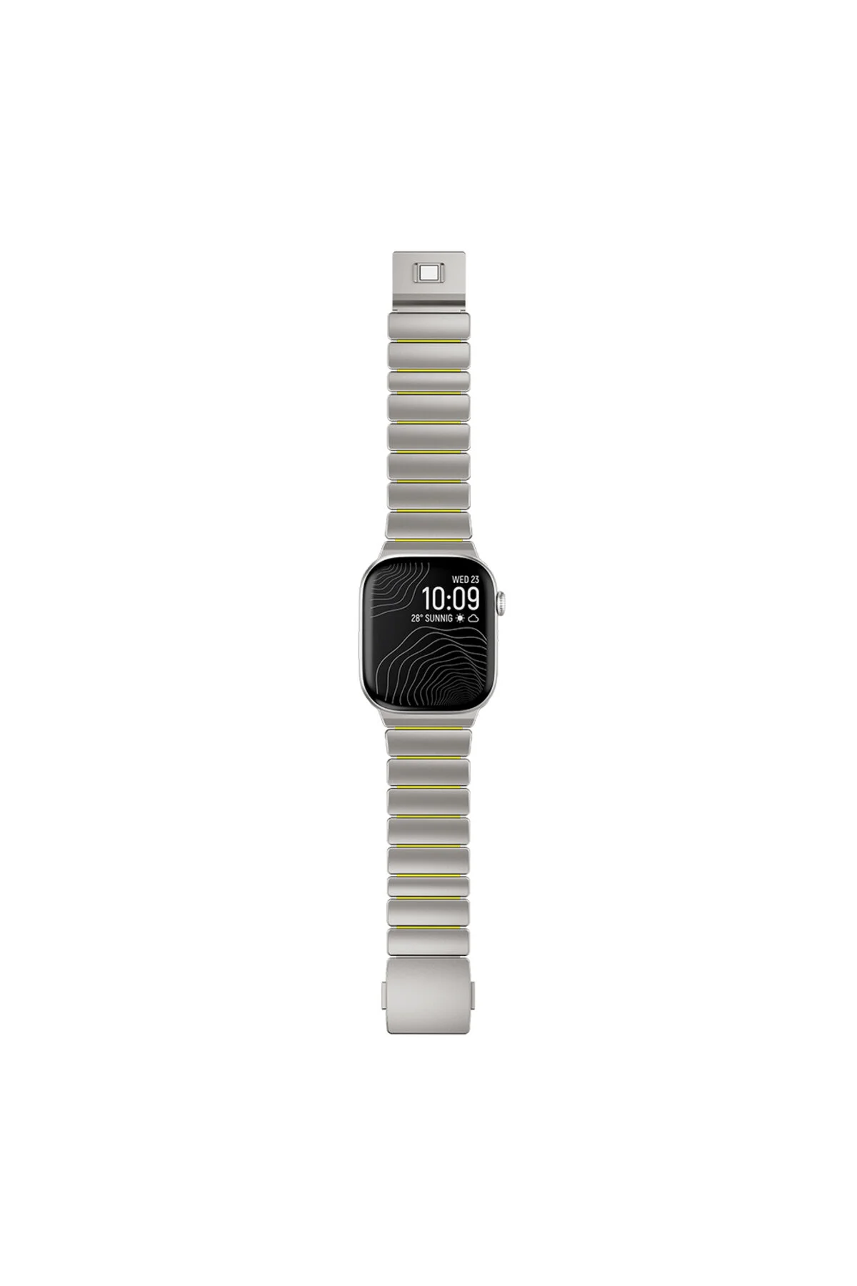Watch 44mm İçin UyumluTitanyum Silikon Kordon