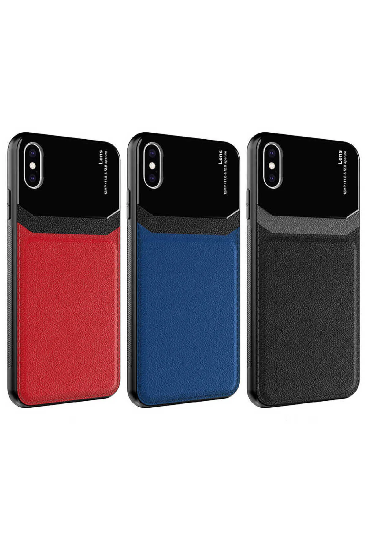 Xiaomi Redmi Note 9 Pro Kılıf Derili Dizayn Yeni Tasarım Soft Elde Kaymayan Kılıf