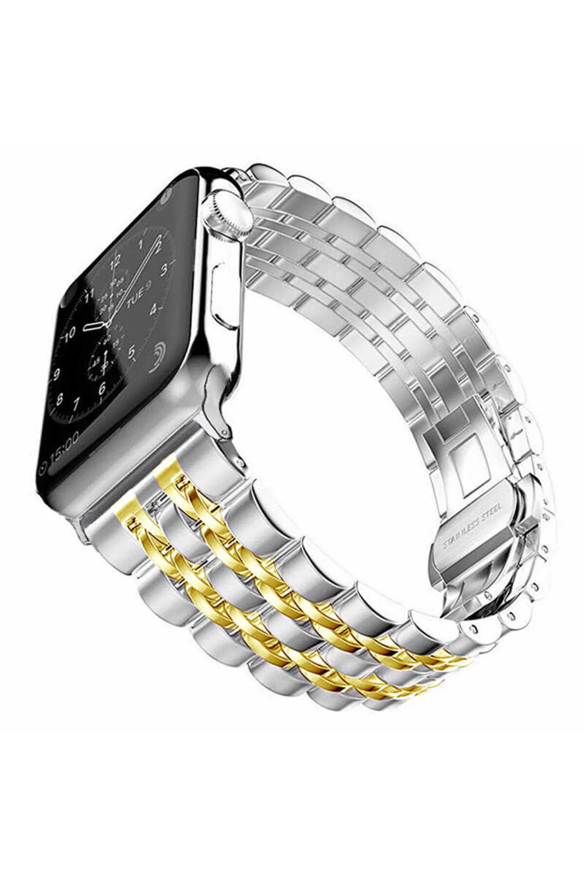 Watch 40mm İçin Uyumlu Metal Strap Kayış Kordon