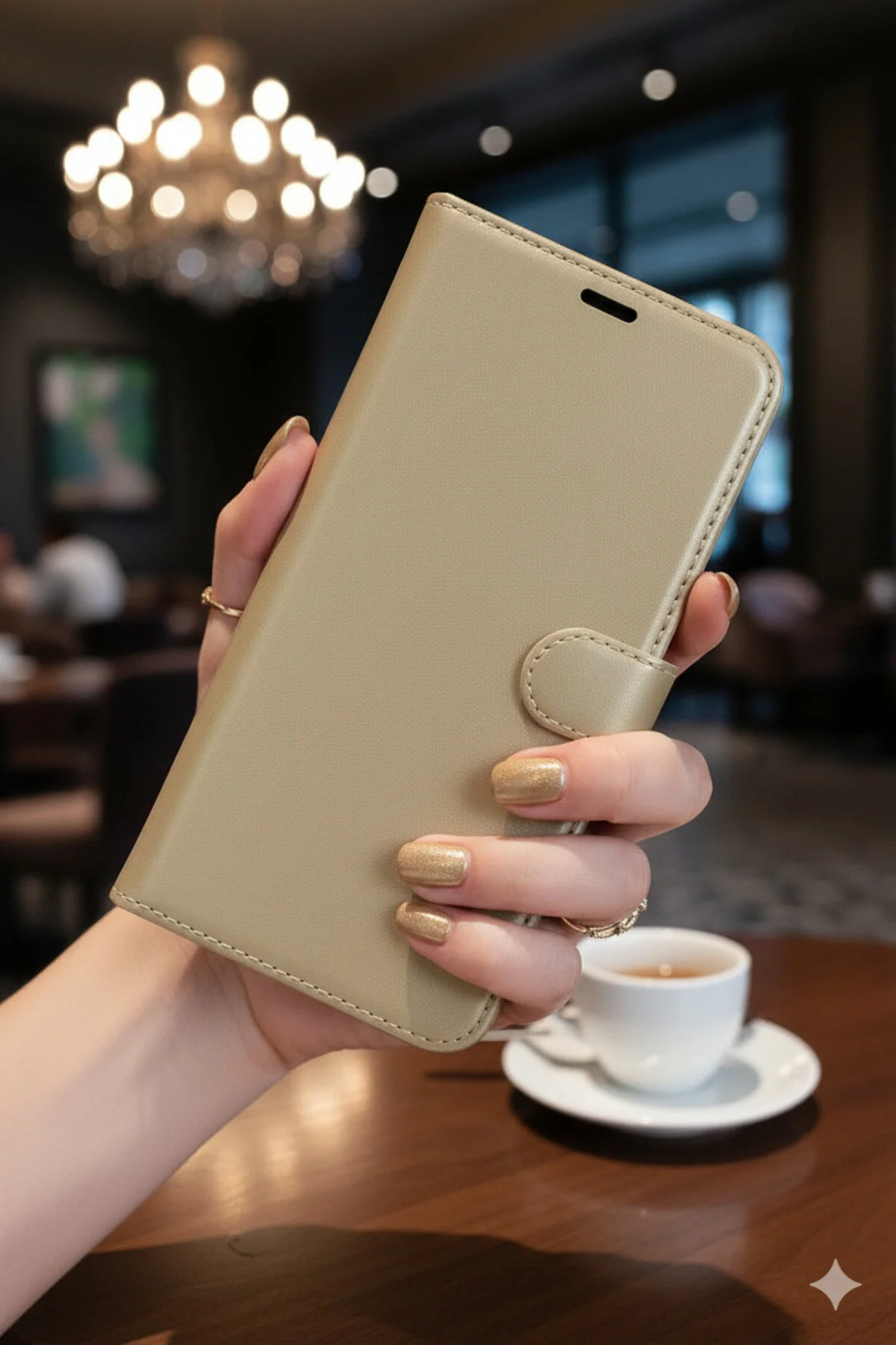 Xiaomi Redmi Note 13 Pro 4G Uyumlu Cüzdanlı Tasarımlı Standlı Kılıf