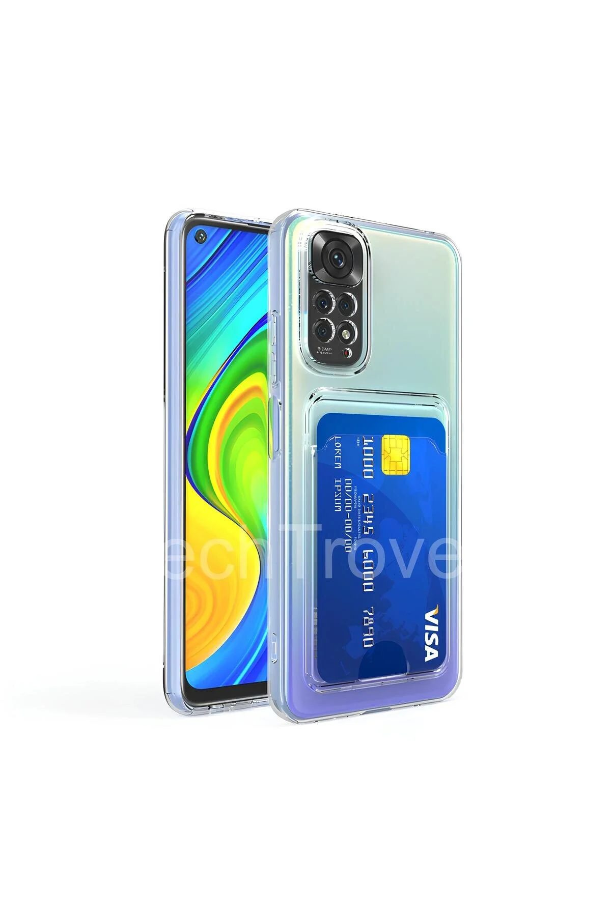 Xiaomi Redmi Note 11 Pro Kılıf Kartlıklı Kamera Çıkıntılı Şeffaf Darbe Korumalı A Kalite Kapak
