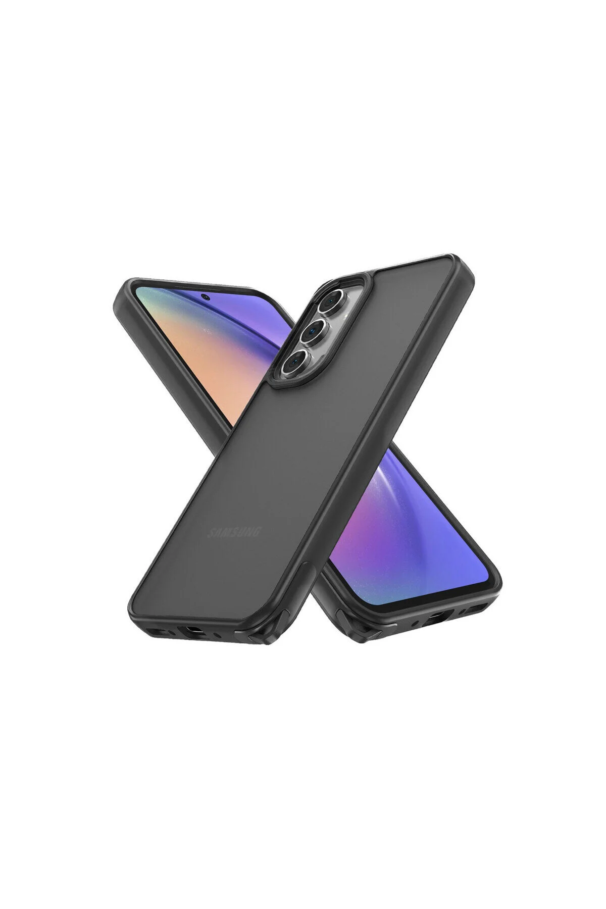 Samsung Galaxy A34 5G İçin Uyumlu Buzlu Tasarım Sararmaz Tpu Kılıf